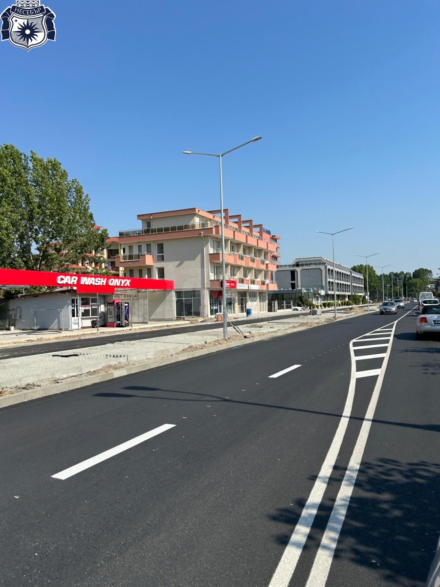 Завърши ремонтът на ул. „Първа“ в Несебър от моста до кръстовището за Тънково
