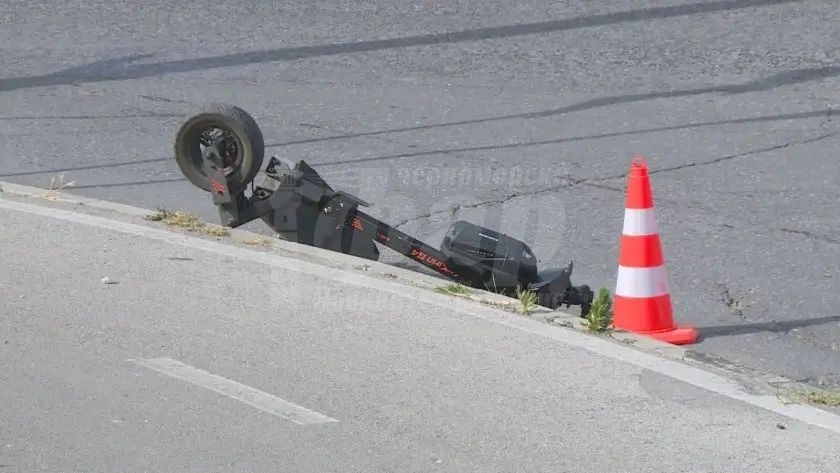 Пиян шофьор на тротинетка катастрофира край Слънчев бряг 