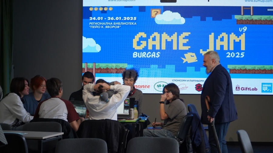 16 отбора твориха в тазгодишния хакатон Burgas Game Jam